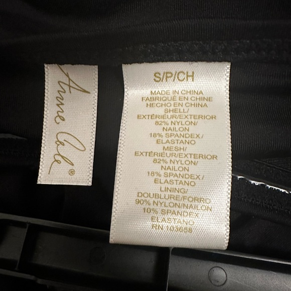 Anne Cole Wild Flower Embroidery Peplum Tankini Top Size S - Picture 7 of 7